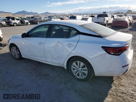 2022 Nissan Sentra S with VIN 3N1AB8BV4NY288465, listed as a Copart auction lot 49730625 with 41,233 mi miles and Salvage Title. Bid and sale history available at carsss.com. Image 2.
