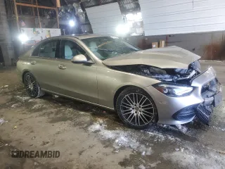 2023 Mercedes-Benz C 300 with VIN W1KAF4HB1PR120708, listed as a Copart auction lot 46120345 with Not Provided miles and Salvage Title. Bid and sale history available at DreamBid. Image 4.