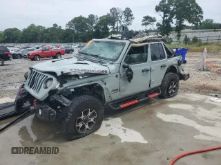 2023 Jeep Wrangler Rubicon z VIN 1C4HJXFG8PW601421, wystawiony jako Copart lot #55970475 z przebiegiem 46 743 mil mil oraz Szkoda całkowita • Salvage title. Historia ofert i sprzedaży dostępna na DreamBid. Obrazek 1.