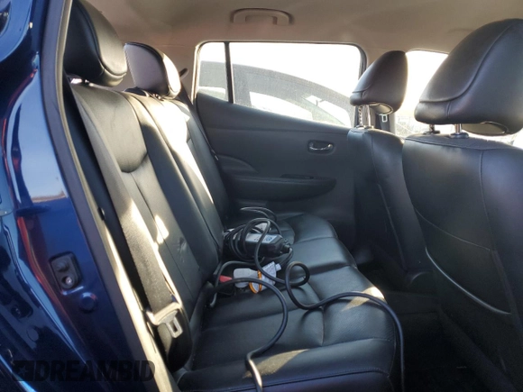 2016 Nissan LEAF S with VIN 1N4BZ0CP5GC303118, listed as a Copart auction lot 75615624 with 50,297 mi miles and Clean Title. Bid and sale history available at carsss.com. Image 10.