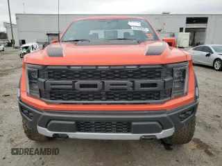 2023 Ford F-150 Raptor with VIN 1FTFW1RG4PFB17389, listed as a Copart auction lot 51703635 with 19,772 mi miles and Salvage Title. Bid and sale history available at DreamBid. Image 5.