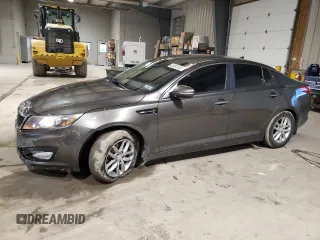 2013 Kia Optima LX with VIN 5XXGM4A76DG153878, listed as a Copart auction lot 45497455 with 101,842 mi miles and Salvage Title. Bid and sale history available at carsss.com. Image 1.