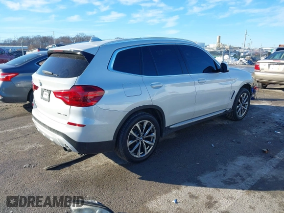2019 BMW X3 xDrive30i with VIN 5UXTR9C52KLP90836, listed as a IAAI auction lot 41346127 with 104,004 mi miles and . Bid and sale history available at DreamBid. Image 4.