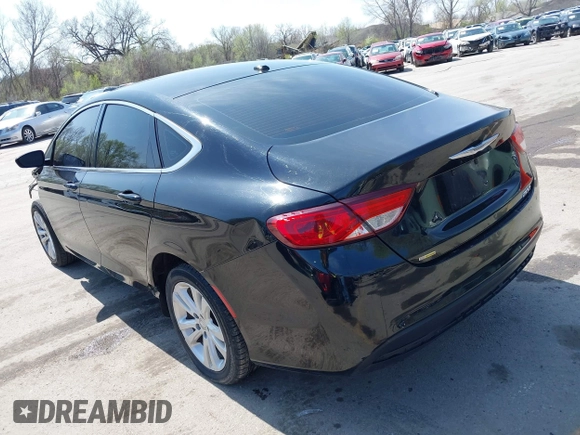 2015 Chrysler 200 Limited with VIN 1C3CCCAB6FN598486, listed as a IAAI auction lot 41910182 with 193,369 mi miles and . Bid and sale history available at DreamBid. Image 3.