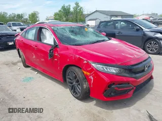 2020 Honda Civic Si z VIN 2HGFC1E55LH707690, wystawiony jako IAAI lot #42172493 z przebiegiem Nie podano mil oraz . Historia ofert i sprzedaży dostępna na DreamBid. Obrazek 1.