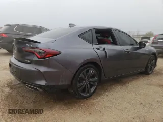 2023 Acura TLX w/A-Spec Package z VIN 19UUB6F5XPA001602, wystawiony jako Copart lot #52938985 z przebiegiem 12 329 mil mil oraz Szkoda całkowita • Salvage title. Historia ofert i sprzedaży dostępna na DreamBid. Obrazek 3.