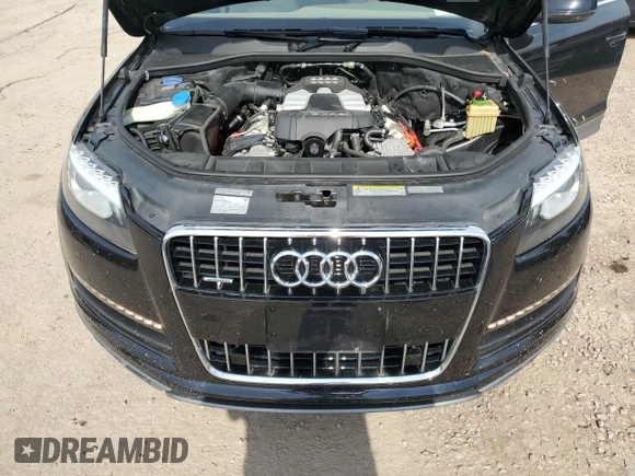 2013 Audi Q7 Premium Plus with VIN WA1LGAFE9DD008916, listed as a Copart auction lot 58062715 with 75,070 mi miles and Salvage title. Bid and sale history available at DreamBid. Image 12.