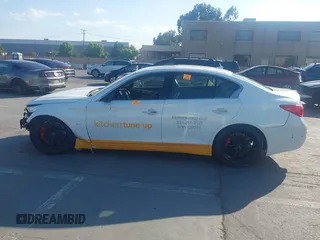 2014 Infiniti Q50 Premium with VIN JN1BV7AP8EM674009, listed as a IAAI auction lot 42598117 with 158,411 mi miles and . Bid and sale history available at DreamBid. Image 15.