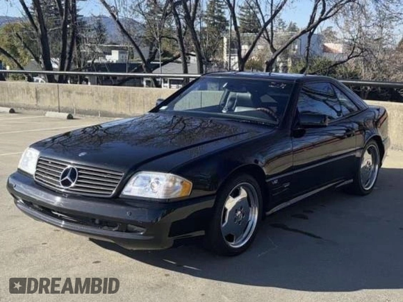 1998 Mercedes-Benz SL with VIN WDBFA76FXWF160788, listed as a Copart auction lot 47500955 with 74,111 mi miles and Clean title. Bid and sale history available at DreamBid. Image 2.