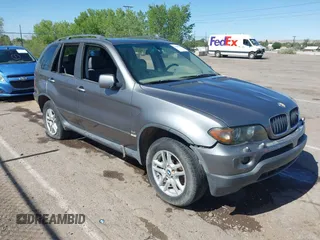 2004 BMW X5 3.0i z VIN 5UXFA13594LU24879, wystawiony jako IAAI lot #42256733 z przebiegiem 196 127 mil mil oraz . Historia ofert i sprzedaży dostępna na DreamBid. Obrazek 1.