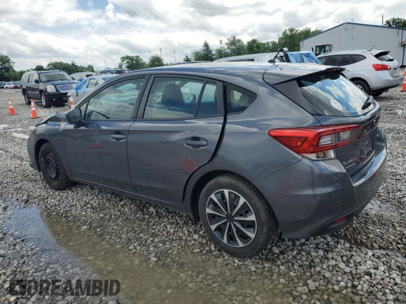2021 Subaru Impreza with VIN 4S3GTAB6XM3706331, listed as a Copart auction lot 57983005 with 36,160 mi miles and Salvage title. Bid and sale history available at DreamBid. Image 2.