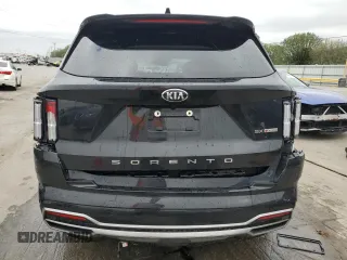 2021 Kia Sorento SX with VIN 5XYRK4LF8MG012857, listed as a Copart auction lot 74309444 with 106,594 mi miles and Salvage Title. Bid and sale history available at carsss.com. Image 6.