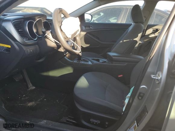 2015 Kia Optima LX with VIN KNAGM4A78F5530621, listed as a Copart auction lot 43874535 with 0 mi miles and Salvage Title. Bid and sale history available at carsss.com. Image 7.