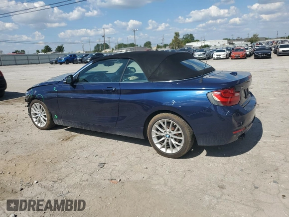 2016 BMW 2 Series 228i xDrive with VIN WBA1L9C50GV324969, listed as a Copart auction lot 72618854 with 71,300 mi miles and Salvage Title. Bid and sale history available at carsss.com. Image 2.
