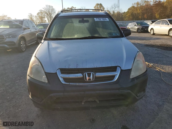 2003 Honda CR-V LX with VIN SHSRD78563U130786, listed as a Copart auction lot 77021604 with 208,065 mi miles and Salvage Title. Bid and sale history available at carsss.com. Image 5.
