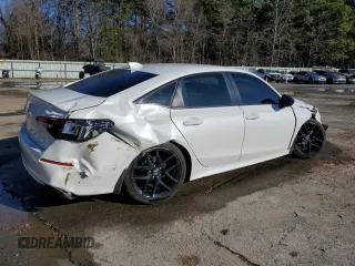 2023 Honda Civic Sedan Sport with VIN 2HGFE2F56PH544066, listed as a Copart auction lot 43642265 with 21,719 mi miles and Salvage Title. Bid and sale history available at carsss.com. Image 3.