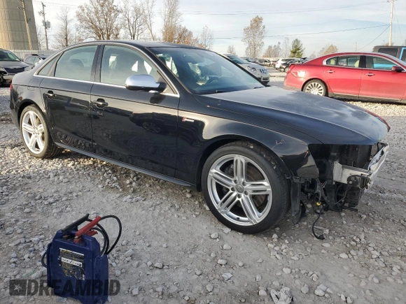 2015 Audi S4 Premium Plus with VIN WAUDGAFL3FA009912, listed as a Copart auction lot 78012314 with 85,212 mi miles and Clean Title. Bid and sale history available at carsss.com. Image 4.