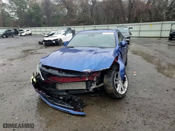 2021 Cadillac CT4 Luxury with VIN 1G6DJ5RK5M0134172, listed as a Copart auction lot 43145415 with 83,054 mi miles and Salvage Title. Bid and sale history available at carsss.com. Image 10.