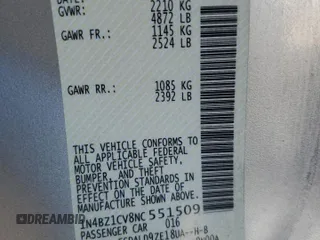 2022 Nissan LEAF SV Plus with VIN 1N4BZ1CV8NC551509, listed as a Copart auction lot 88033145 with 39,679 mi miles and Salvage Title. Bid and sale history available at DreamBid. Image 12.
