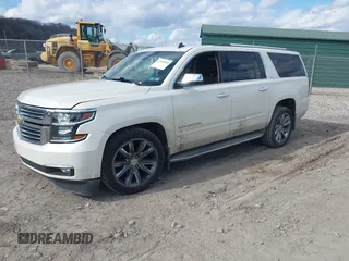 2015 Chevrolet Suburban LTZ with VIN 1GNSKKKC4FR304532, listed as a IAAI auction lot 41899860 with 123,624 mi miles. Bid and sale history available at carsss.com. Image 17.