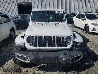 2024 Jeep Wrangler Sahara with VIN 1C4PJXEG6RW312862, listed as a Copart auction lot 48125215 with 3,915 mi miles and Salvage Title. Bid and sale history available at carsss.com. Image 5.