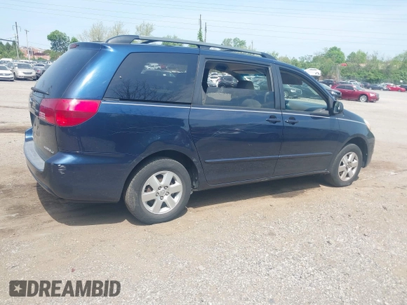 2004 Toyota Sienna CE with VIN 5TDZA23C74S213696, listed as a IAAI auction lot 42168861 with 278,543 mi miles and . Bid and sale history available at DreamBid. Image 4.