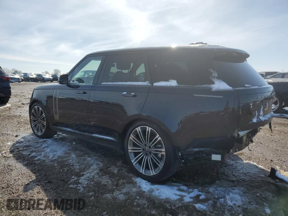 2025 Land Rover Range Rover SE z VIN SALKP9FU2SA283638, wystawiony jako Copart lot #49858485 z przebiegiem 2 999 mil mil oraz Szkoda całkowita • Salvage title. Historia ofert i sprzedaży dostępna na DreamBid. Obrazek 2.
