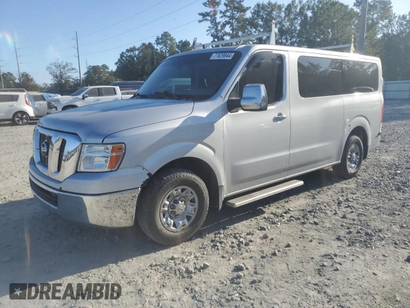 2012 Nissan NV SV z VIN 5BZBF0AA0CN200558, wystawiony jako Copart lot #77629944 z przebiegiem 174 152 mil mil oraz Szkoda całkowita • Salvage title. Historia ofert i sprzedaży dostępna na DreamBid. Obrazek 1.