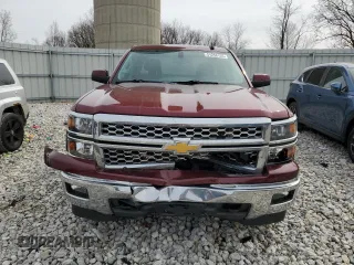 2015 Chevrolet Silverado 1500 LT with VIN 1GCVKREC4FZ395330, listed as a Copart auction lot 51256155 with 163,608 mi miles and Clean Title. Bid and sale history available at carsss.com. Image 5.