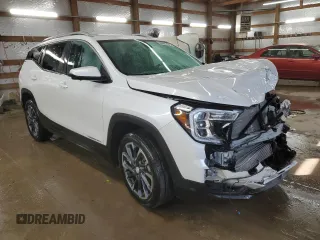 2022 GMC Terrain SLT with VIN 3GKALVEVXNL281445, listed as a Copart auction lot 46441435 with 45,249 mi miles and Salvage Title. Bid and sale history available at carsss.com. Image 4.