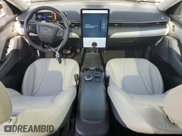 2023 Ford Mustang Mach-E Premium with VIN 3FMTK3SU7PMA76746, listed as a Copart auction lot 56982395 with 26,345 mi miles and Salvage title. Bid and sale history available at DreamBid. Image 8.