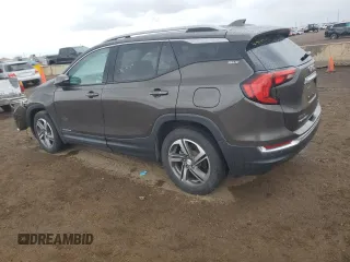 2020 GMC Terrain SLT with VIN 3GKALVEV7LL169523, listed as a Copart auction lot 55866555 with 127,713 mi miles and Salvage title. Bid and sale history available at DreamBid. Image 2.