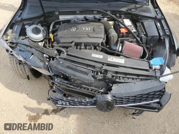 2017 Volkswagen GTI S with VIN 3VW4T7AU7HM067865, listed as a Copart auction lot 71718704 with 88,972 mi miles and Salvage Title. Bid and sale history available at DreamBid. Image 11.