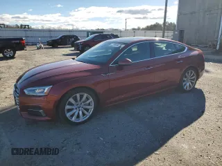 2018 Audi A5 Sportback Premium Plus with VIN WAUBNCF51JA005232, listed as a Copart auction lot 37295694 with 96,134 mi miles. Bid and sale history available at carsss.com. Image 1.