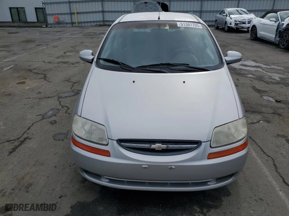 2006 Chevrolet Aveo LS with VIN KL1TD56696B521149, listed as a Copart auction lot 51381705 with NaN miles and Clean Title. Bid and sale history available at carsss.com. Image 5.