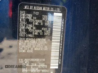 2022 Nissan Armada SL with VIN JN8AY2BB3N9814156, listed as a Copart auction lot 79773334 with 62,860 mi miles and Salvage Title. Bid and sale history available at carsss.com. Image 13.