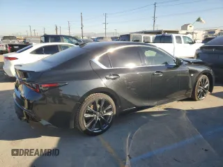 2021 Lexus IS with VIN JTHGZ1B22M5038927, listed as a Copart auction lot 53888735 with 53,439 mi miles and Salvage Title. Bid and sale history available at carsss.com. Image 3.