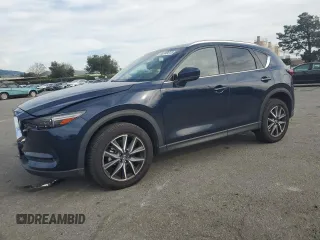 2018 Mazda CX-5 Grand Touring with VIN JM3KFADM7J0380568, listed as a Copart auction lot 48749015 with 53,401 mi miles and Salvage Title. Bid and sale history available at carsss.com. Image 1.