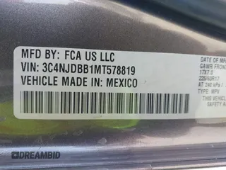 2021 Jeep Compass Latitude with VIN 3C4NJDBB1MT578819, listed as a IAAI auction lot 42288394 with 43,208 mi miles and . Bid and sale history available at DreamBid. Image 9.