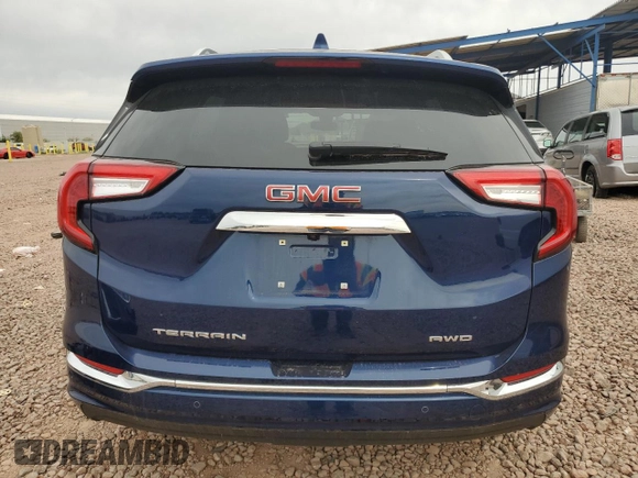 2023 GMC Terrain Denali with VIN 3GKALXEGXPL101655, listed as a Copart auction lot 50809555 with 18,362 mi miles and Salvage title. Bid and sale history available at DreamBid. Image 6.