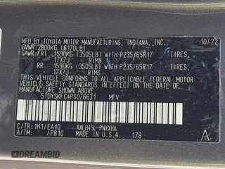 2023 Toyota Sienna XLE с VIN 5TDYSKFC4PS076631, выставлен на аукционе IAAI как лот 42527538 с пробегом 20 123 миль миль и . История ставок и продаж доступна на DreamBid. Изображение 9.