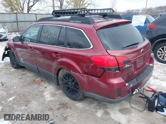 2011 Subaru Outback Limited Power Moon с VIN 4S4BRCKC1B3392958, выставлен на аукционе IAAI как лот 41640934 с пробегом 237 564 миль миль и . История ставок и продаж доступна на DreamBid. Изображение 3.