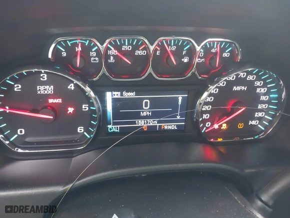 2018 Chevrolet Silverado 1500 LT with VIN 1GCVKREH6JZ360826, listed as a IAAI auction lot 41423923 with 158,170 mi miles. Bid and sale history available at carsss.com. Image 7.