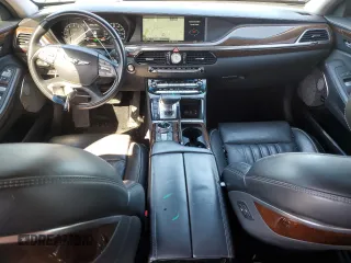 2019 Genesis G90 5.0L Ultimate with VIN KMHG54JH5KU050461, listed as a Copart auction lot 48033815 with 95,057 mi miles and Salvage Title. Bid and sale history available at carsss.com. Image 8.