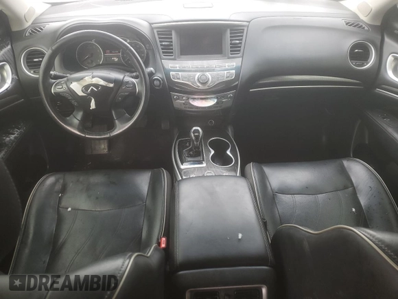 2018 Infiniti QX60 with VIN 5N1DL0MM4JC504794, listed as a Copart auction lot 53173535 with 112,282 mi miles and Salvage Title. Bid and sale history available at DreamBid. Image 8.