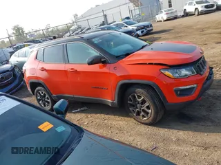 2018 Jeep Compass Trailhawk with VIN 3C4NJDDBXJT212723, listed as a IAAI auction lot 42469638 with 108,000 mi miles and . Bid and sale history available at DreamBid. Image 13.
