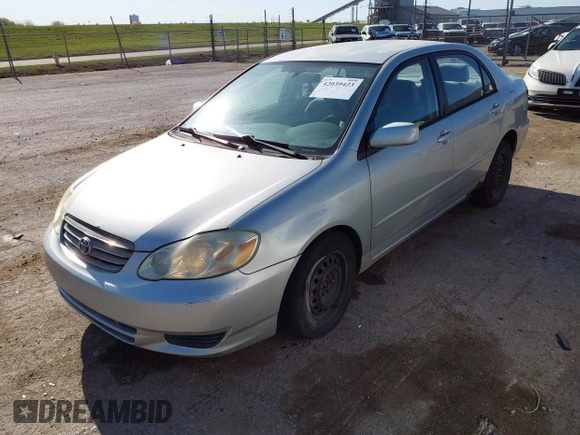 2003 Toyota Corolla CE with VIN 1NXBR32E63Z072581, listed as a IAAI auction lot 42039423 with 182,793 mi miles and . Bid and sale history available at DreamBid. Image 2.