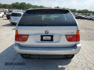 2003 BMW X5 3.0i with VIN 5UXFA53533LV91034, listed as a Copart auction lot 69153124 with 204,415 mi miles and Salvage Title. Bid and sale history available at carsss.com. Image 6.