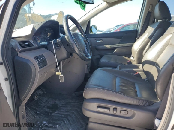 2015 Honda Odyssey Touring Elite with VIN 5FNRL5H91FB098996, listed as a Copart auction lot 46165155 with 152,095 mi miles and Salvage Title. Bid and sale history available at carsss.com. Image 7.