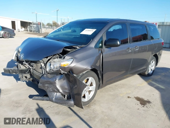 2016 Toyota Sienna L with VIN 5TDZK3DC4GS726572, listed as a IAAI auction lot 41486036 with 138,162 mi miles and . Bid and sale history available at DreamBid. Image 19.